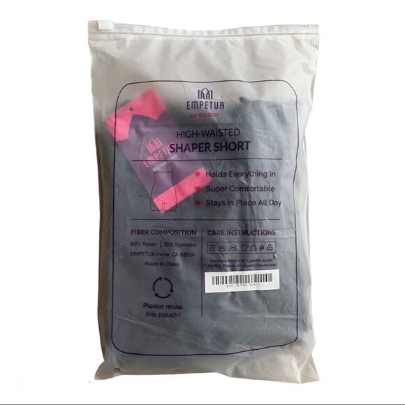 Empetua High-Waisted Shaper Short Black Size XL-XXL - Picture 7 of 12